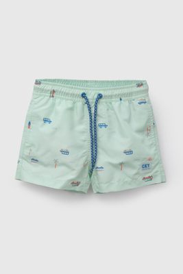 Traje De Baño UV Verde De Niño TBPY1196V26