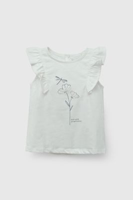 Imagen 1 del producto Polera Blanca Flor De Niña POJE6409V26