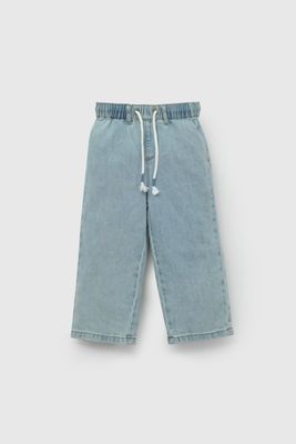 Imagen 2 del producto Jeans Celeste Wide Leg De Niño JEME0940V26