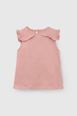 Polera Roja Con Vuelos De Niña POJE8236V26