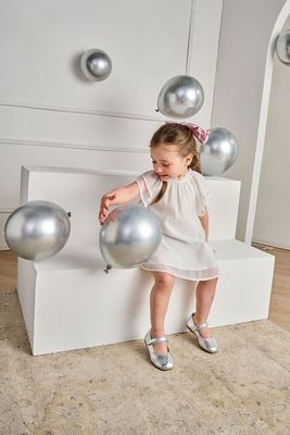 Imagen 2 del producto Ballerina Niña Plateado Metalico 57372 Colloky