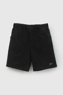 Bermuda Jeans Negra De Niño BDME0502V26