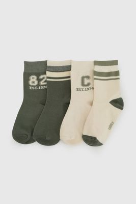 Calcetin 3/4 Niño Verde 7369 Colloky