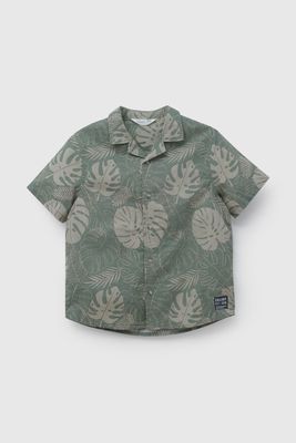 Camisa Verde Estampada De Niño CAPN0790V26