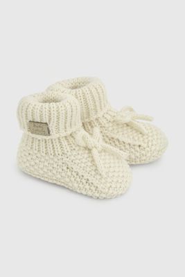 Imagen 2 del producto Zapato Tejido Blanco Con Sonajero 19080309V26