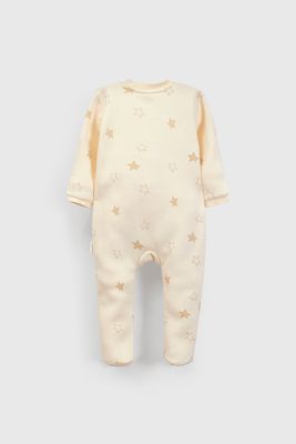 Imagen 2 del producto Pijama Franela con Estrellas Celeste para Bebé de 0 a 24 meses