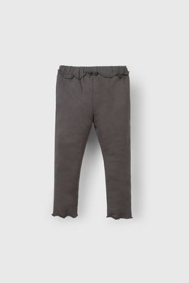 Imagen 2 del producto Pata Leggin Grafito de Niña en Polycotton Talla 3/6M a 24/36M 7007