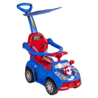 Auto Correpasillo con Guiador Rueda de Eva Blue L