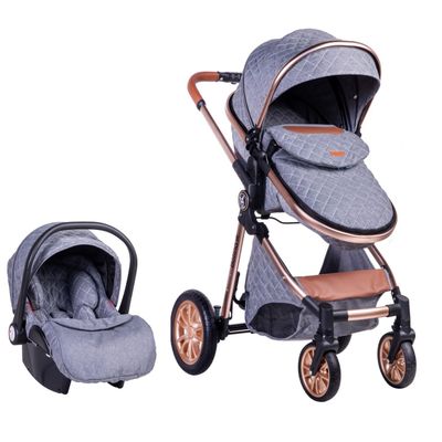 Coche Travel System Bolina Grey