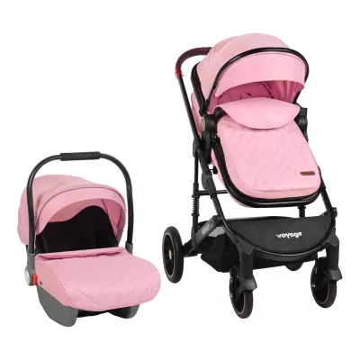 Coche Travel System Venus Pink 2 en 1
