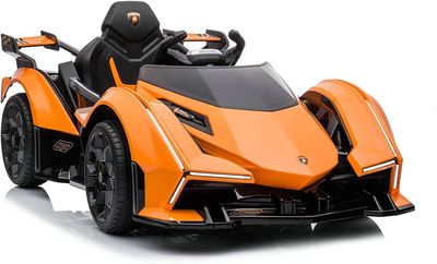 Imagen 1 del producto Auto Lamborghini V12 vision gran turismo ride on sports car for Kids., Orange, 