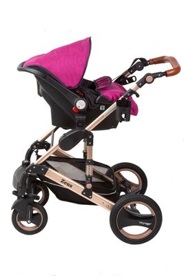Imagen 2 del producto Coche Travel System Zeus Fucsia