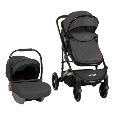 Coche Travel System Venus Black 2 en 1