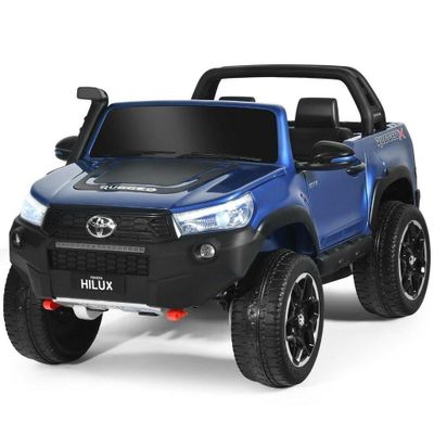 Auto Toyota Hilux Rugged X 12V Blue Pintura Real