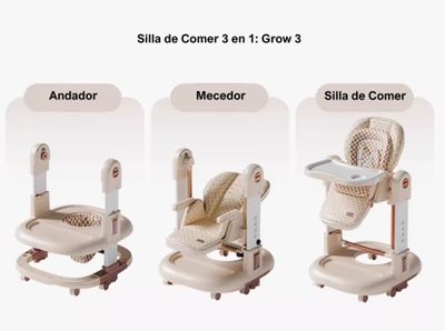 Imagen 2 del producto Silla de Comer Grow 3 Kaki