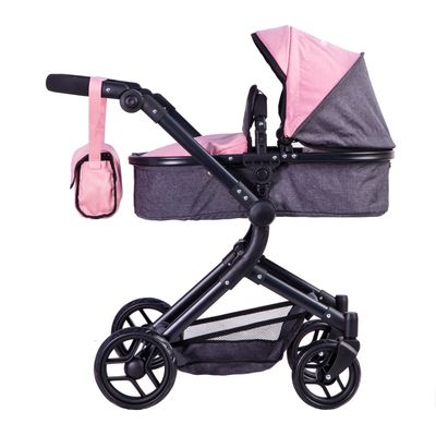 Imagen 2 del producto Coche Muñeca Formato Real Elegant Grey Pink