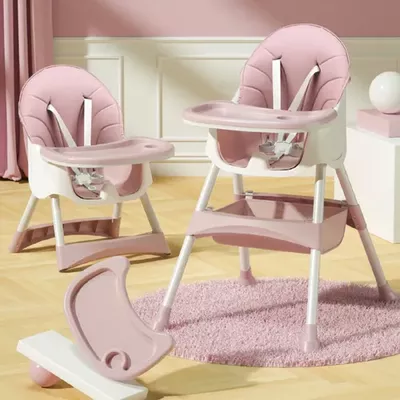 Silla de comer  2 en1 voyage snak pink