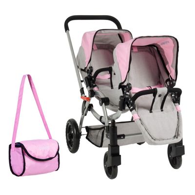 Coche Muñeca Formato Top Duo Rider Pink
