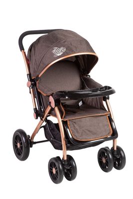 Coche Cuna Con Cambio de Manillar Brown 6009
