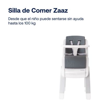 Imagen 2 del producto Silla Comer para bebé Nuna Zaaz Pewter