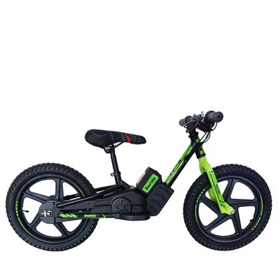 Bicicleta Eléctrica Infantil BeRide Aro 16 Verde Bebesit