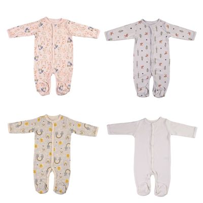 Imagen 2 del producto Pack de 4 Pijamas Bebés 0-3M