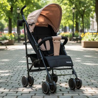 Imagen 2 del producto Coche Paragua Khronos Beige Rosado Bebesit