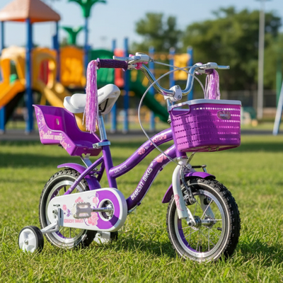 Imagen 2 del producto Bicicleta Infantil Queen Aro 12 Morada Bebesit