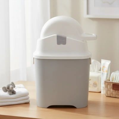 Imagen 2 del producto Contenedor de Pañales Plateado Bebesit