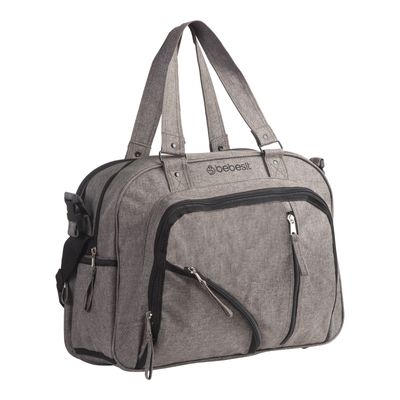 Bolso Maternal Mudador Pañalera Bebesit Melange - Gris