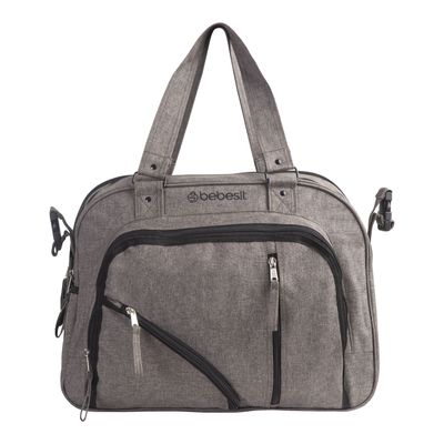 Imagen 2 del producto Bolso Maternal Mudador Pañalera Bebesit Melange - Gris
