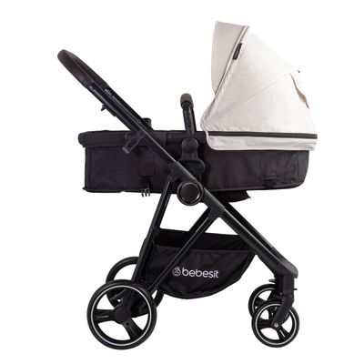 Imagen 2 del producto Coche Bebe Travel System Cosmos Beige Bebesit