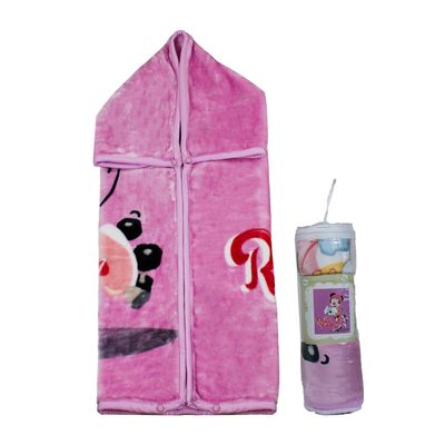 Imagen 2 del producto Saco con Broche Ultra Soft Minnie Roller 80x110cm Rosado