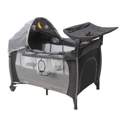 Cuna Traveler Gris Bebesit