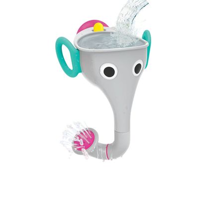 Imagen 2 del producto Juego de Baño Elefante Embudo Gris Infantil Bebé Niño Niña Tina Yookidoo