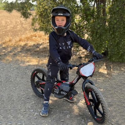 Imagen 2 del producto Bicicleta Moto Eléctrica E-Bike BeRide Aro 16 Roja