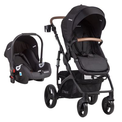 Coche Cuna Travel System Quest LX Negro Bebesit