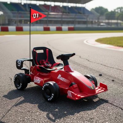 Imagen 2 del producto Auto Eléctrico F1 Schumi Niños Niñas Infantil Rojo