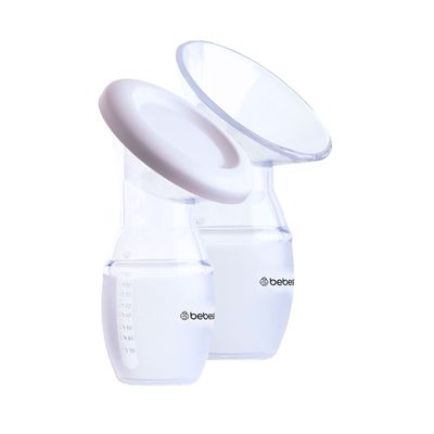 Pack x 2 Colector Extractor Manual de Leche Materna Bebesit