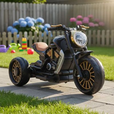 Imagen 2 del producto Moto 3 Ruedas a Batería Eléctrica SX Negra