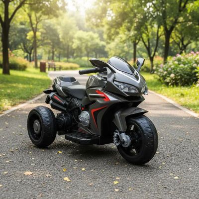 Imagen 2 del producto Trimoto BigTrail Niños Infantil 6V a Batería Gris