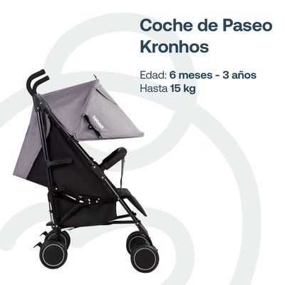 Imagen 2 del producto Coche Paragua Khronos Gris Oscuro