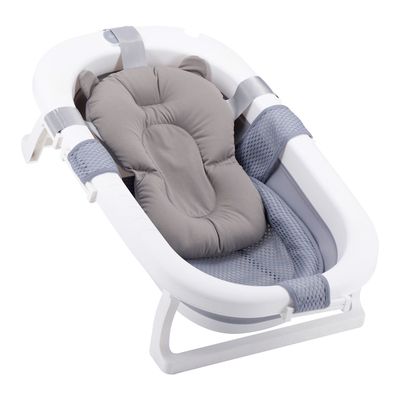 Imagen 1 del producto Bañera Plegable Bebe con Cojin Almohada y reductor Gris