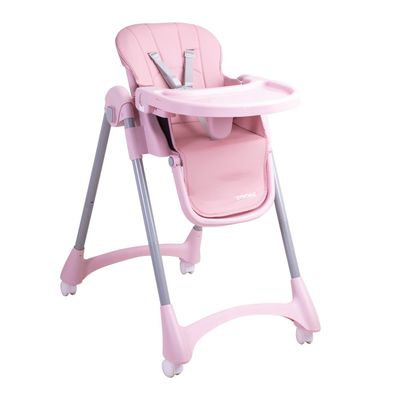Imagen 2 del producto Silla de Comer Bebe Reclinable Plegable Easy Eat Rosada