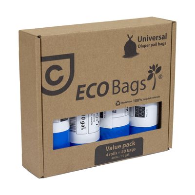 Imagen 2 del producto Bolsas Basura EcoBags 4x40 Bebesit