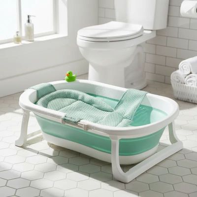 Imagen 2 del producto Bañera Jelly con Hamaca Verde Bebesit