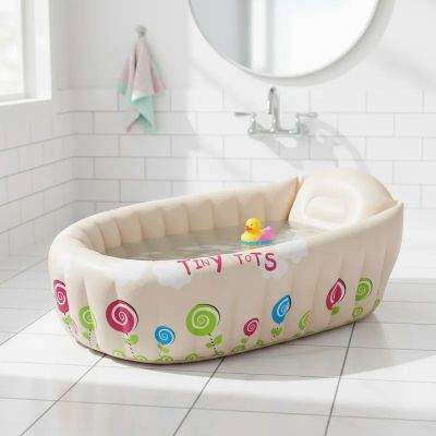 Imagen 2 del producto Bañera Inflable Portátil Bebés Ideal para Viaje