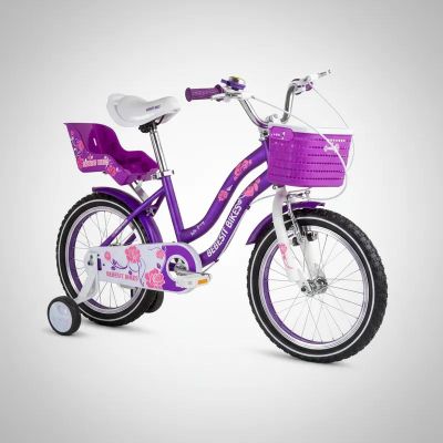 Bicicleta Infantil Queen Aro 16 Morada Bebesit