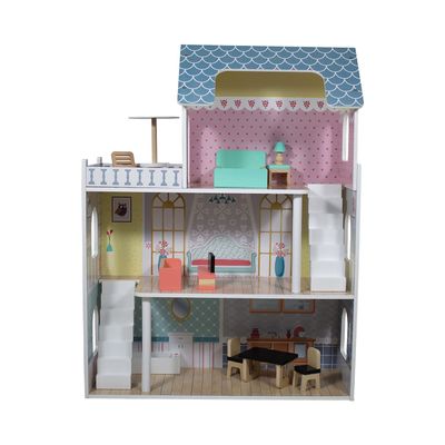 Imagen 2 del producto Casa de Muñecas + Muebles Madera Montessori Princesas