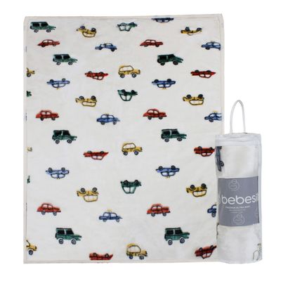 Frazada Ultra Soft Auto 80x110cm Beige Bebesit